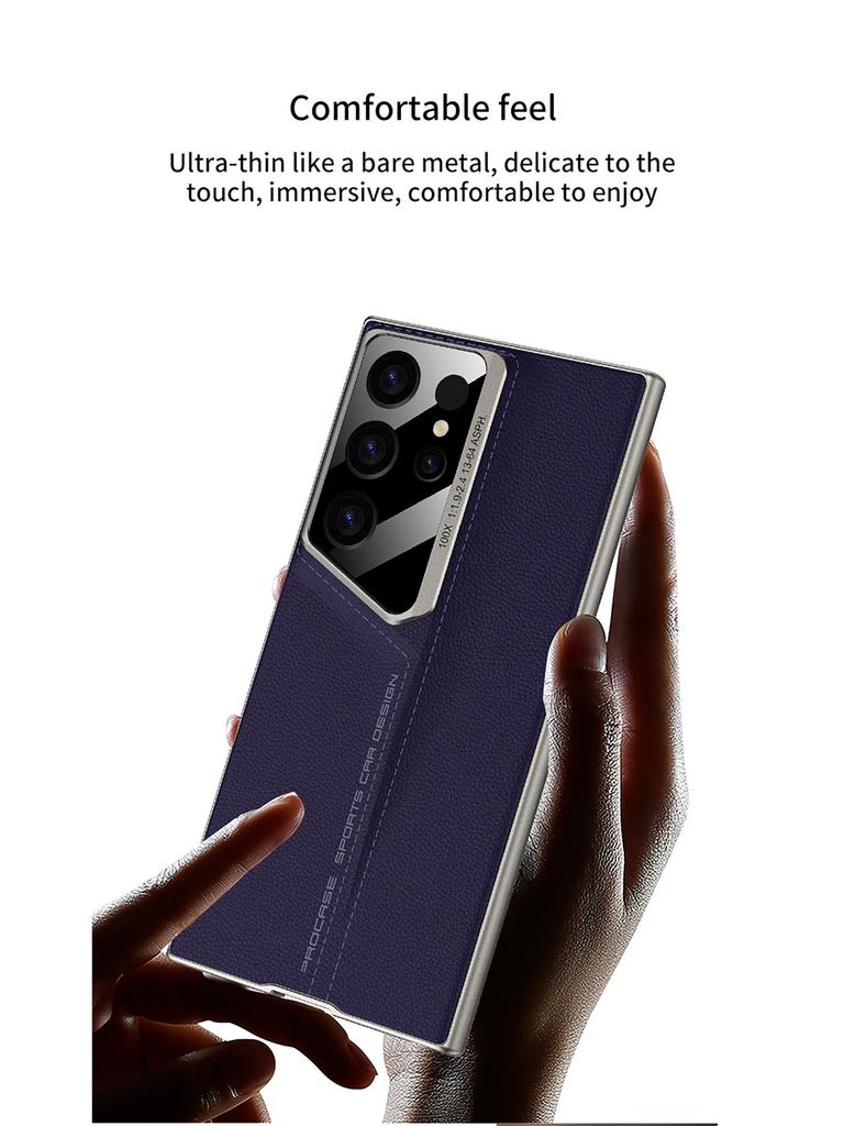 Samsung S24 Ultra/S23 Ultra Blade Leather Drop-Proof Phone Case