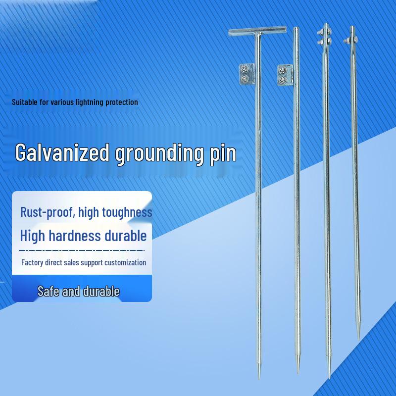 Ev ve Mühendislik için Elektro Galvanizli Topraklama Çubuğu ve Tel Seti.