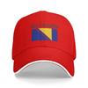 Spring Bosnia Flag Symbol Baseball Cap  Hunting Camping Fashion Print Sun Trucker Hat Unisex Adult High Quality Snapback Cap