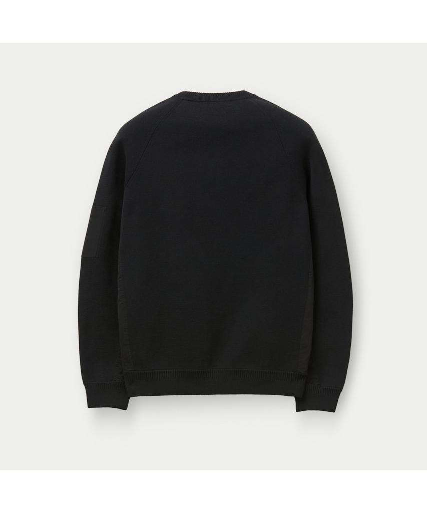Silijeu Hybrid Crew Neck Sweatshirt Sawas26101Bkx