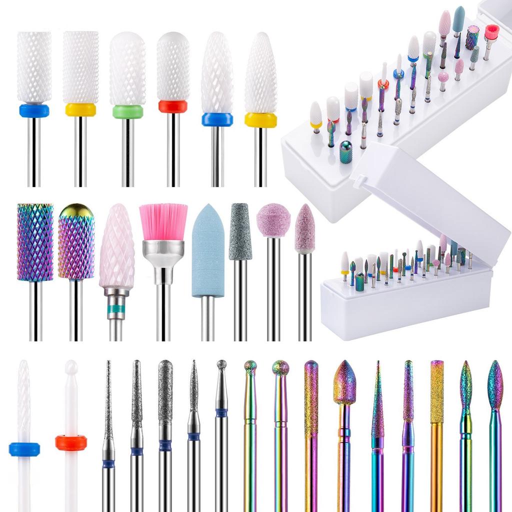 Nail Art Remover Grinding Head, Ceramic Stainless Steel Universal Grinding Head Polishing, Quick Nail Remover Grinding Tool