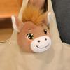 Horse Doll Plush Toy Year of The Horse Auspicious Meaning Keychain Pendant PP Cotton Filling Doll Home Car Decor