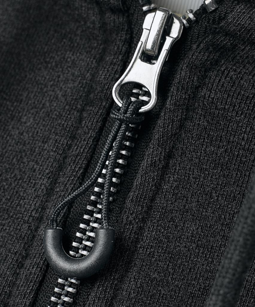 Dimitri Black [Crop Selection] Asi Four Seasons Essentials Hooded Zip-Up_Sweat Black