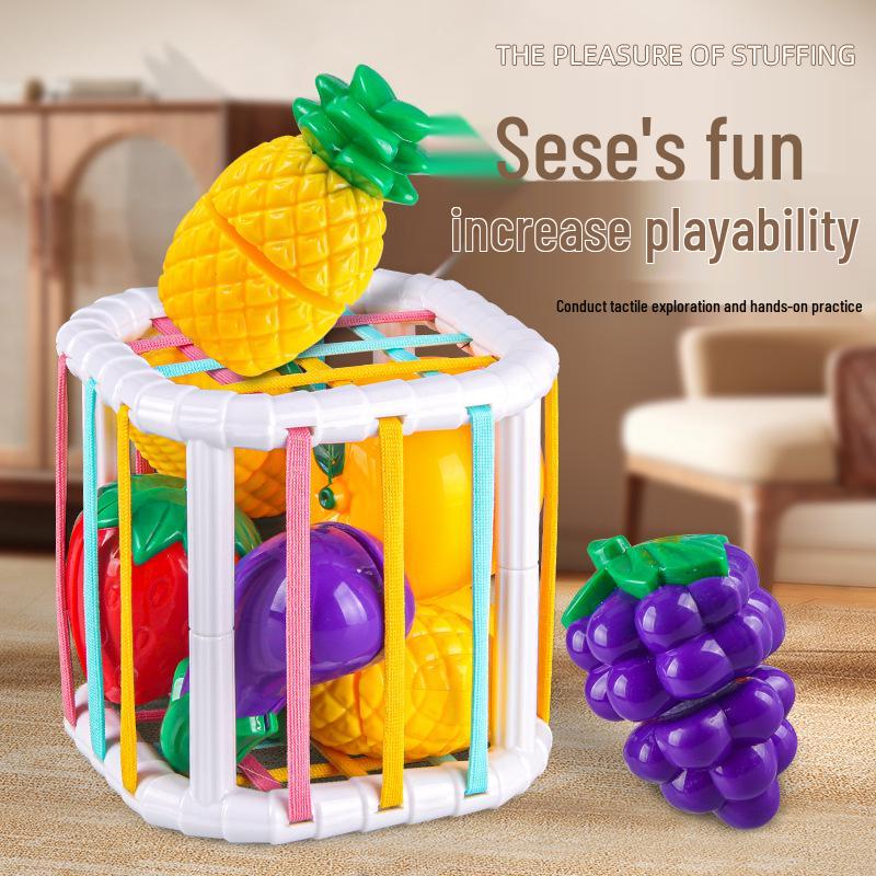 Toddler Fruit Cutting & Shape Color Recognition Educational Toy