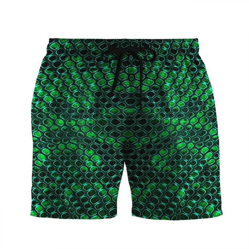 Fashion Funny Animal Tiger Snake Zebra Graphic Men's Beach Shorts 3D Printing For Men's Casual Shorts Cool Men's and Women's Shorts