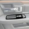 2Pcs Glossy Piano Black Window Lift Switch Cover For RAM 1500 2500 3500 2013-15