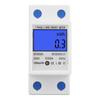 5 32A 230V 50Hz LCD Backlight Single Phase Energy Meter Watt KWh Meter DIN Rail Mounting