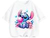 Hot Popular Stitches Graphic T Shirt Lightweight Leisure Daily School Wear Casual Street Kids Boys Girls Clothing