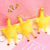 Funny Egg Laying Chicken Novelty Squeezable Small Toy, for Relieve Stress Prank Props, Kids Birthday Party Favors Pinata Filling