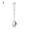 Simpatico gatto artiglio cucchiaio forchetta manico in ceramica stoviglie in acciaio inossidabile 304 cucchiaio forchetta bacchette simpatico cartone animato stoviglie per bambini