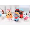 8-Piece Micro Landscape Pvc Decoration Fashion Dog Animal Doll Decoration Diy Cartoon Creative Decoration Mini Decor