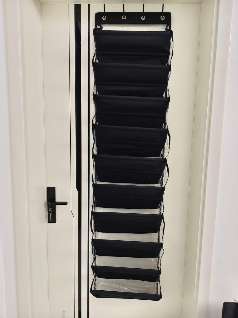 Door Hanging PVC Waterproof Multi-Pocket Storage Bag for Shoes