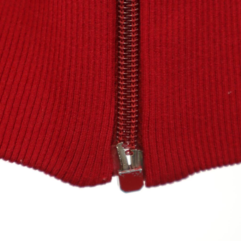 Adidas 70-talls Vest-Tyskland Merke Descente Vintage Treningsjakke 5 Rød Jersey Herre Brukt