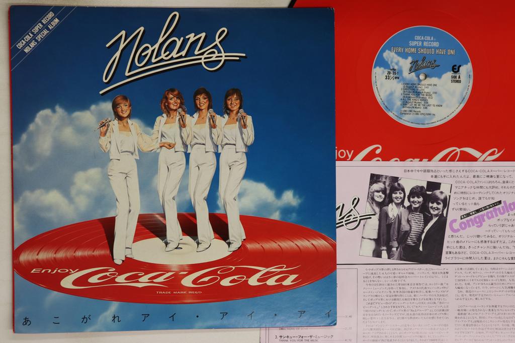 LP Record NOLANS - Every Home Should Have One ZD3S1 EPIC SONY 1981 Japan Pop Used