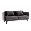 1/12 Miniature Sofa Model Figurine Doll House Furniture Soft Fabric Love Seat Easy to Clean Scene Setting Accessories