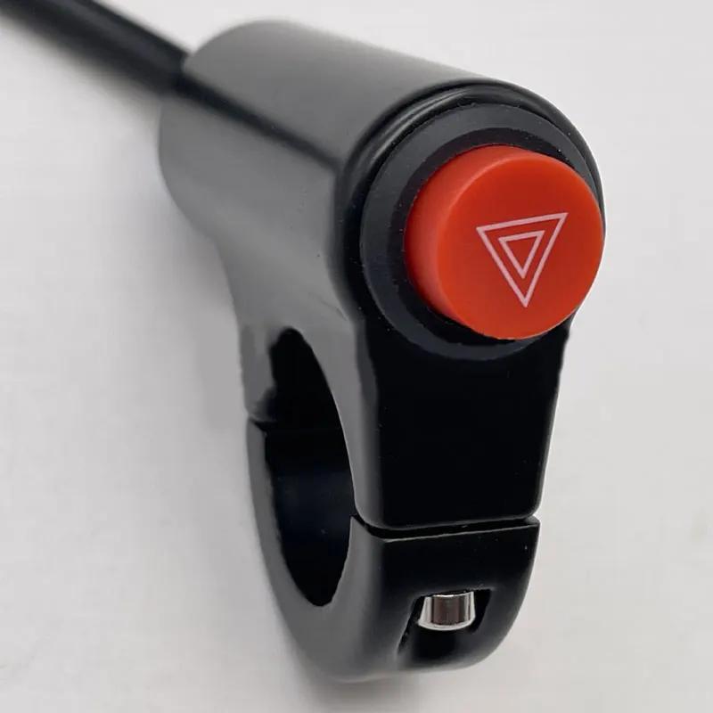 

Universal Motorcycle Button ON OFF Control Switch Handlebar Flashes Headlight Signal Lamp Hazard Light Switches Moto Accessories