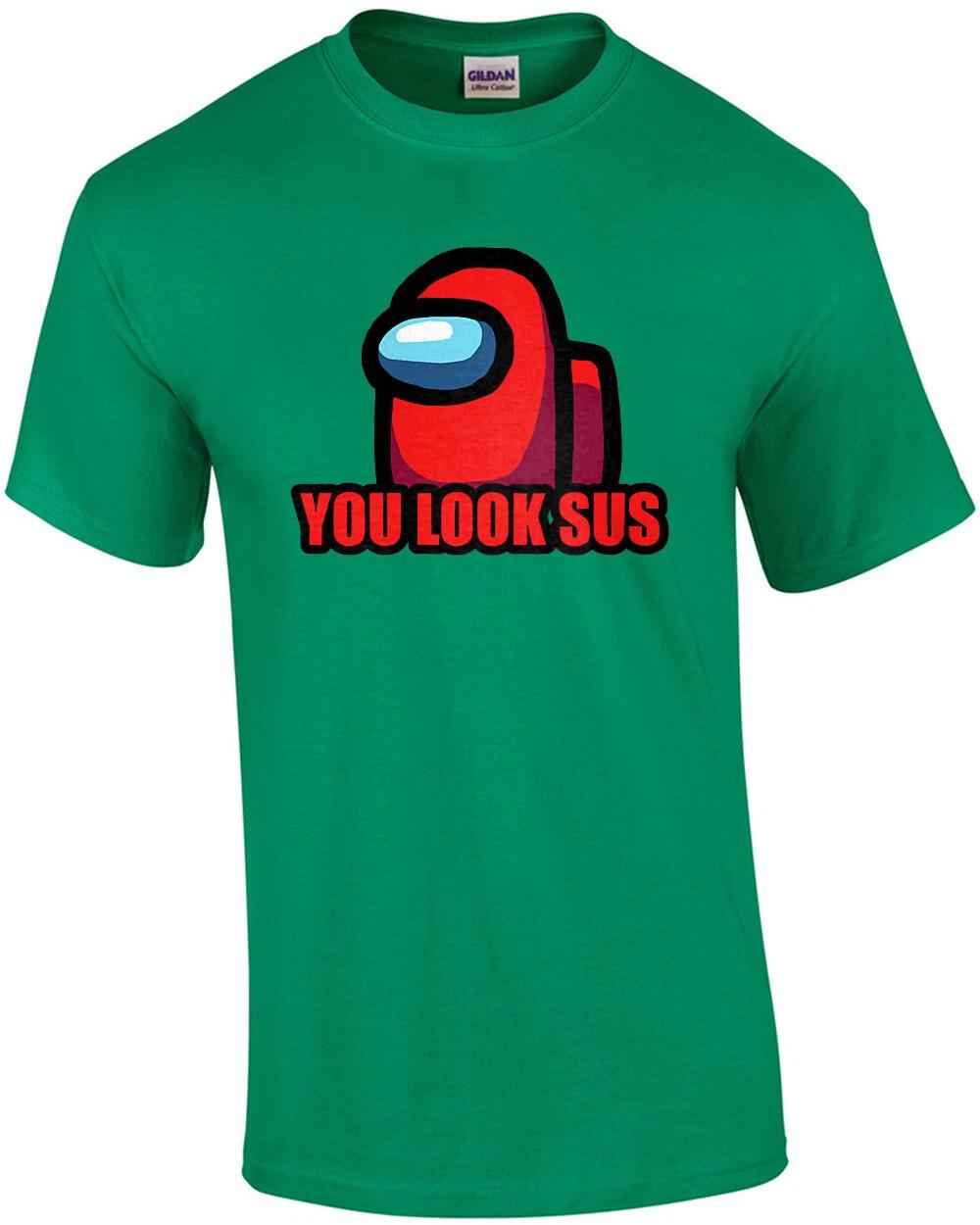 You Look Sus - Imposter Amung Us T-Shirt XL