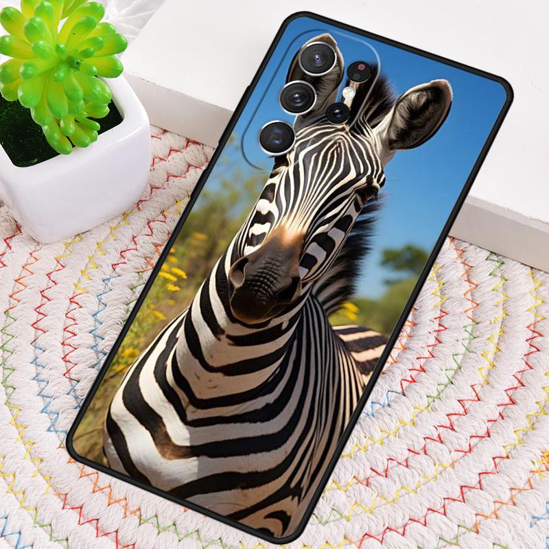 Zebra Animal TPU Phone Case For Samsung Galaxy note 10 pro S26 S25 S24 S23 S22 Ultra Plus S21 FE S20 Shockproof Cover