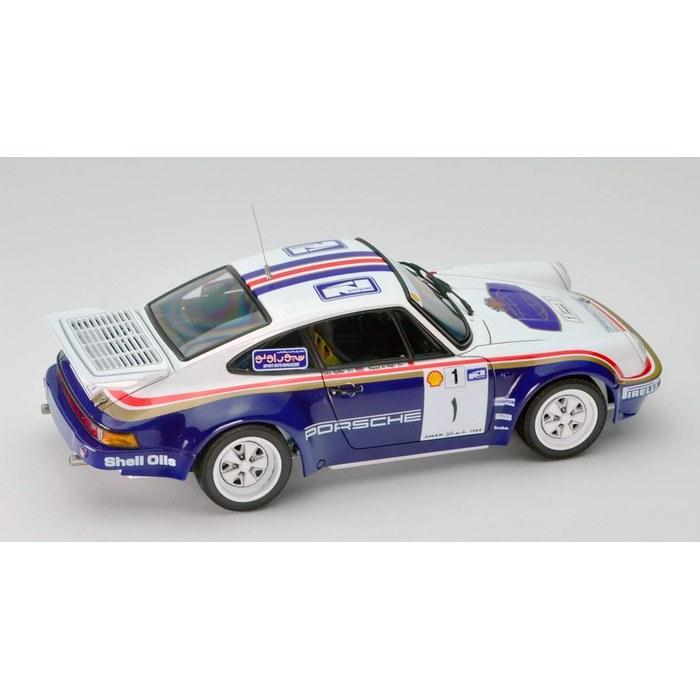PLATZ NuNu 1/24 Racing Series Porsche 911 SC/RS 1984 Oman Rally Winner Plastic Model PN24011 Molded Color
