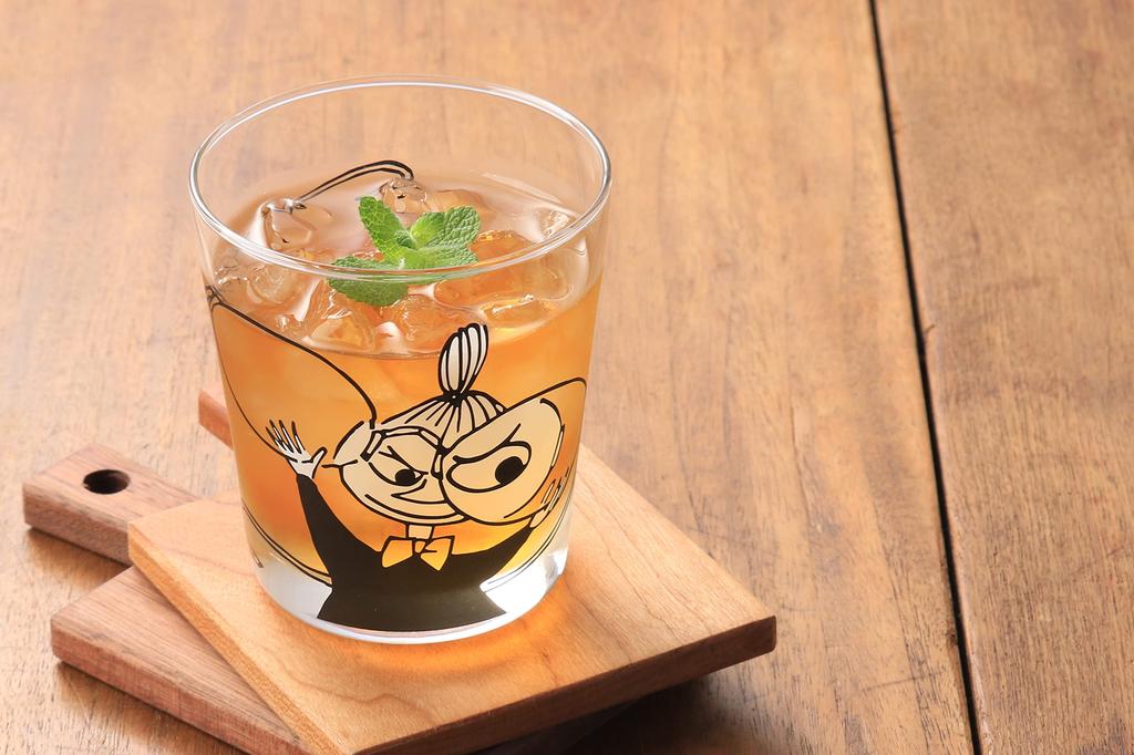 Takasaka International Japan Moomin Aqua Little Diameter x Pop-Up Tumbler, My, 8.2 9cm, 280ml, MM-G33-002