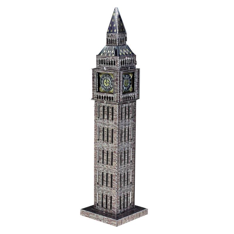 Big Ben All-Metal 3D DIY Model - Stainless Steel, Glue-Free Puzzle Toy