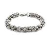 Rings Cross Connected Corn Stainless Steel Chain Necklace for Men Women 50cm Long Can be Customized Length