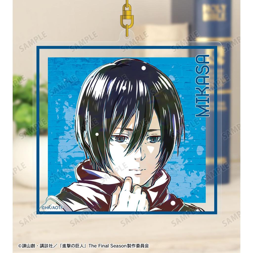 TV Anime on Mikasa Ani Art 4th Edition Big Acrylic Keychain "Attack Titan"
