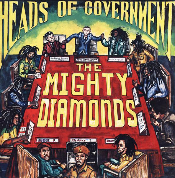LP Record MIGHTY DIAMONDS  Heads Of Government GLP003 Reggae 1983 UK Reggae Ska  Dub Used