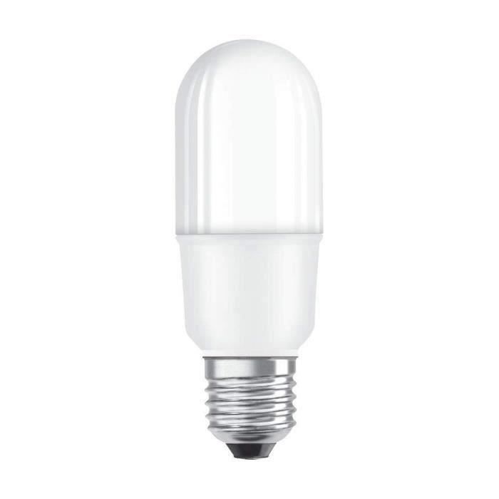 OSRAM Ampoule LED stick dépolie + radiateur 10W E27 1050lm 4000K - Blanc froid