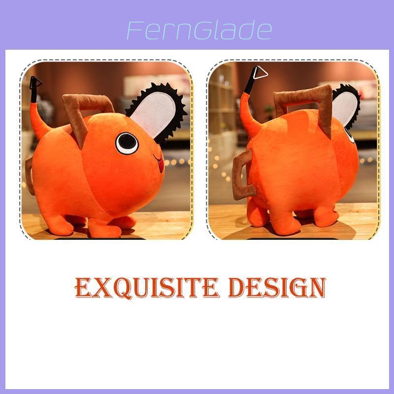 Kettingzaagman Pochita pluche speelgoed knuffel voor alle leeftijden, zacht en knuffelbaar, gemaakt van niet-giftige materialen, ideaal als verjaardags- of kerstcadeau.