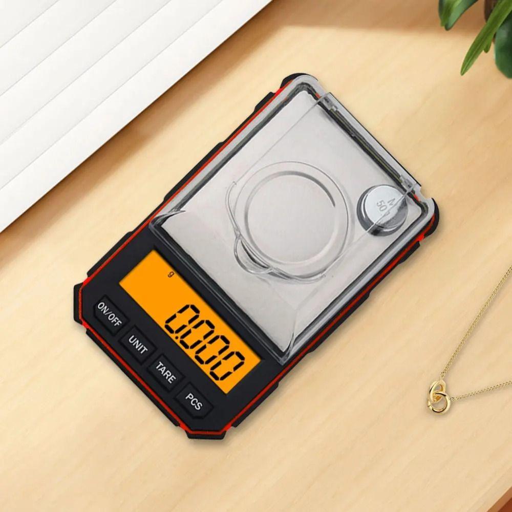 

High Precision Digital Electronic Scale Portable Electronic Scale 0.001g/50G Pocket Scale Gold синий