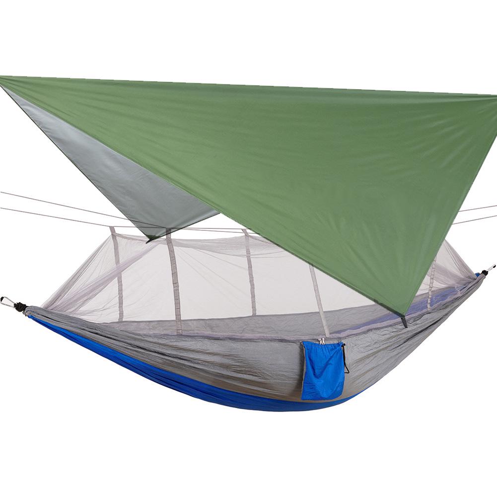 Telo per amaca in nylon impermeabile da esterno, protezione solare e antizanzare, set