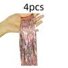 2Pack 2X1M Glitter Party Backdrop Metallic Foil Tinsel Fringe Curtain Birthday Wedding Bachelorette Decoration Adult Anniversary