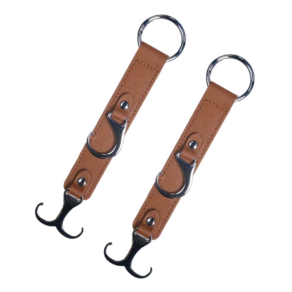 Car Hook for Headrest, Car Seats Back Storage Hook for Headrest, Headrest Leather Hook for Purses and Bags