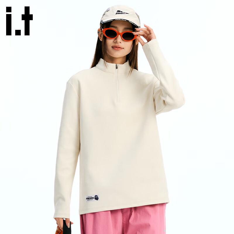Fingercroxxit Men's Quick-Dry Half-Zip Long Sleeve T-Shirt