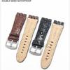 Comfort Focused Replacement Leather Watch Band Featuring Soft Feel and Improved Airflows for Extended Wear