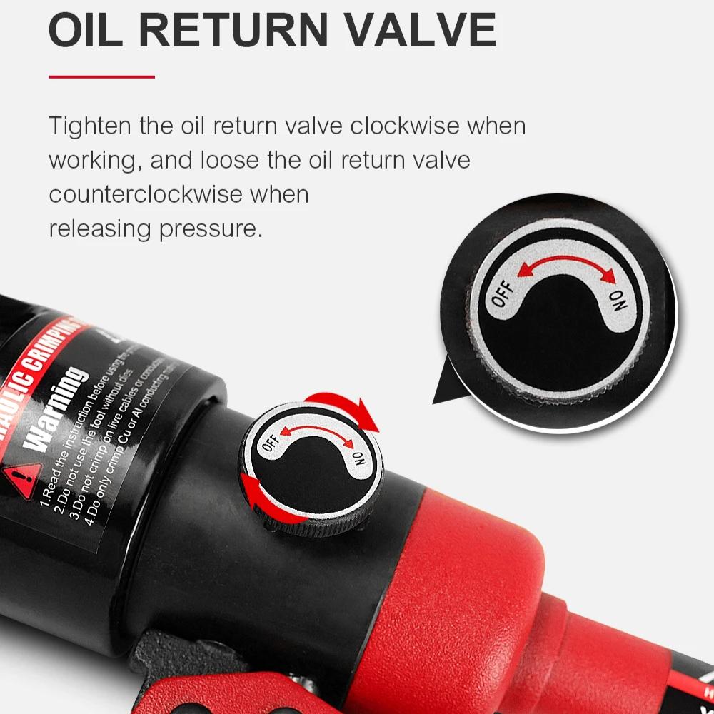Hydraulic Crimping Tool  Crimping Range 10-300mm² Copper and Aluminum Terminal Compression Tool Wire Rope Crimper