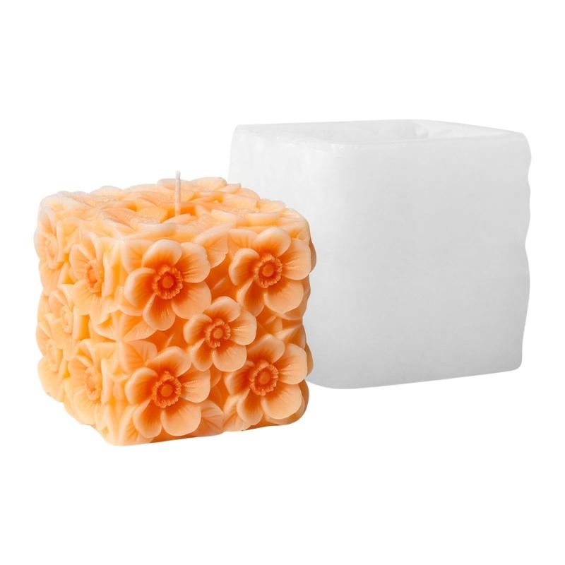 

Sturdy Silicone Flower Mould For Artistic Candle Soaps And Chocolates In Modern Geometric Designs 1