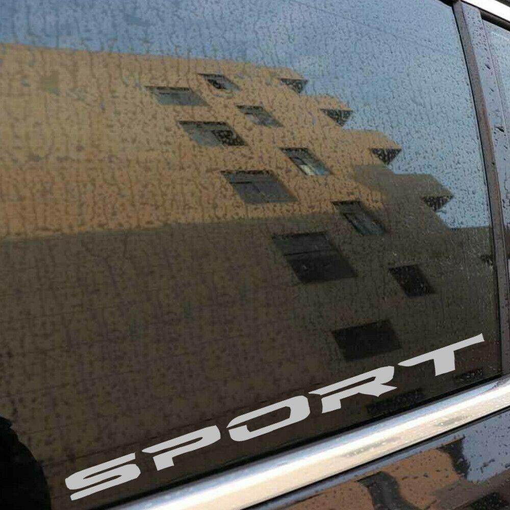 4Pcs 13x0.8cm Racing Accessories SPORT Car Sticker Wheel Hub Decal Graphic Emblem