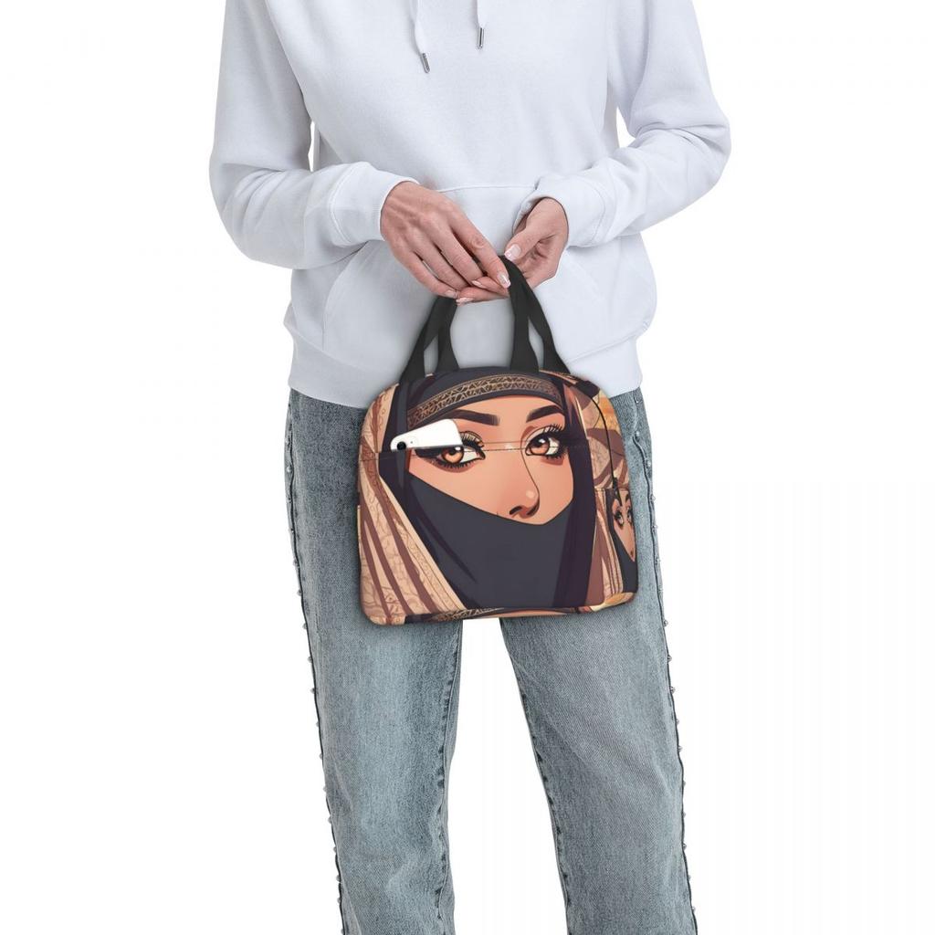 Saudi Women Insulated Lunch Bag for Women Kids Leakproof Food Boxes Thermal Lunch Box Tote