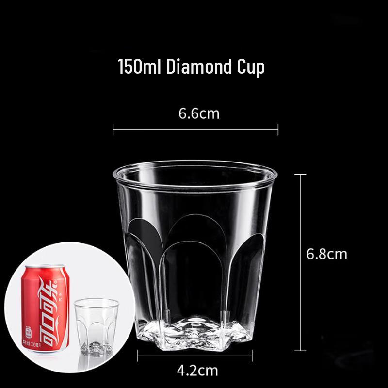 ShijiXi Disposable Hard Plastic Cups