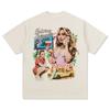 Sabrina Carpenter Espresso Graphic T-shirt, Vintage Pop Singer Concert Print, Loose Pure Cotton Short Women and Men T-shirt