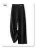 Ankola Women's 2024 Red Wool Pants: Autumn/Winter Collection, Thickened Narrow or Wide Leg Styles