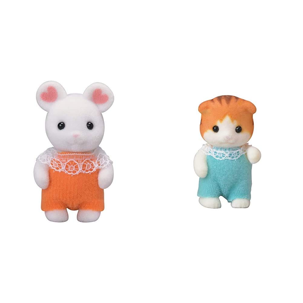Sylvanian Families Doll Marshmallow Mouse Baby Ne-107 Maple Cat Ni-101Set Purchase