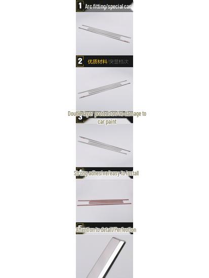 Bora Anti-Scratch Door Edge Trim & Decorative Sticker Set