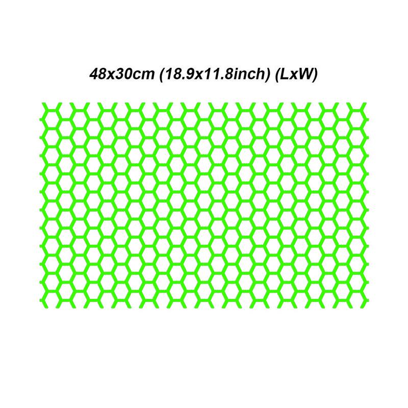 Honeycomb Car Sticker Cut-out Hollow Lamp Cover Auto Lamp Films Grid Side Shield Headlamp Taillight Film Decals Car Wrap Sticker