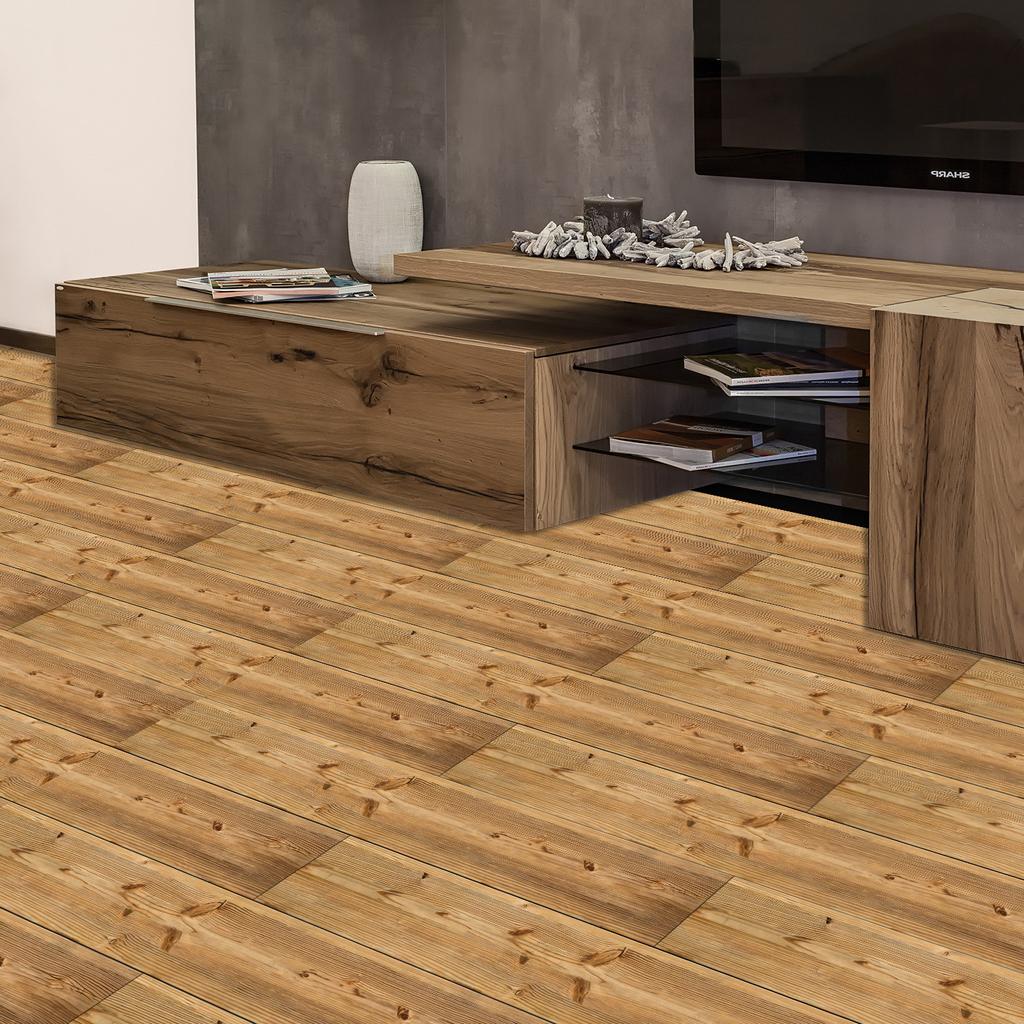 American Wood Grain Floor Sticker Thickened Matte Pvc Floor Sticker Home Renovation Sticker Wall Sticker Self-Adhesive