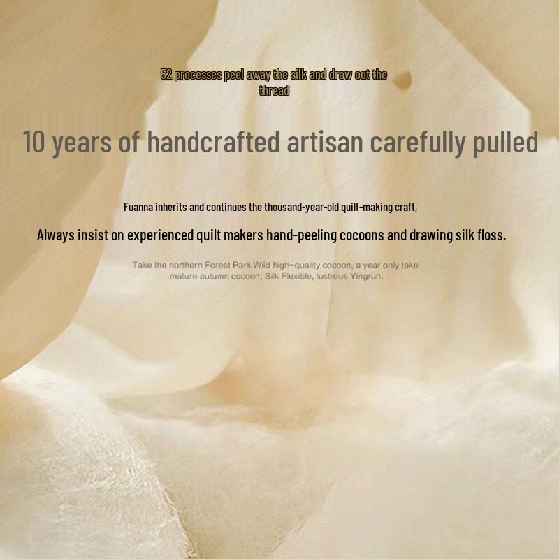 FUANNA 100% Tussah Silk Duvet