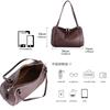 Top Layer Cowhide Large Capacity Underarm Bag for Women 2025 New Lazy Style Genuine Leather Tote Bag Fashion Simple Shoulder Bag