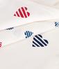 body set A0CAS Multicolor 1 12 months 74cm [Petit Bateau] Long-sleeved 3-piece